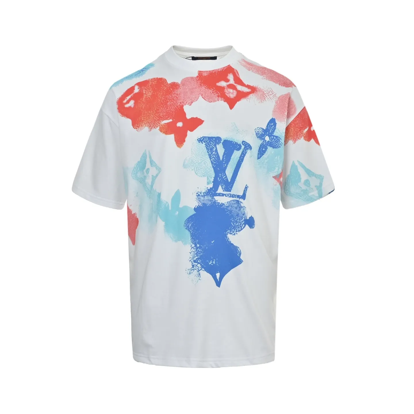 Louis Vuitton/Louis Vuitton ink painted smudged short sleeves